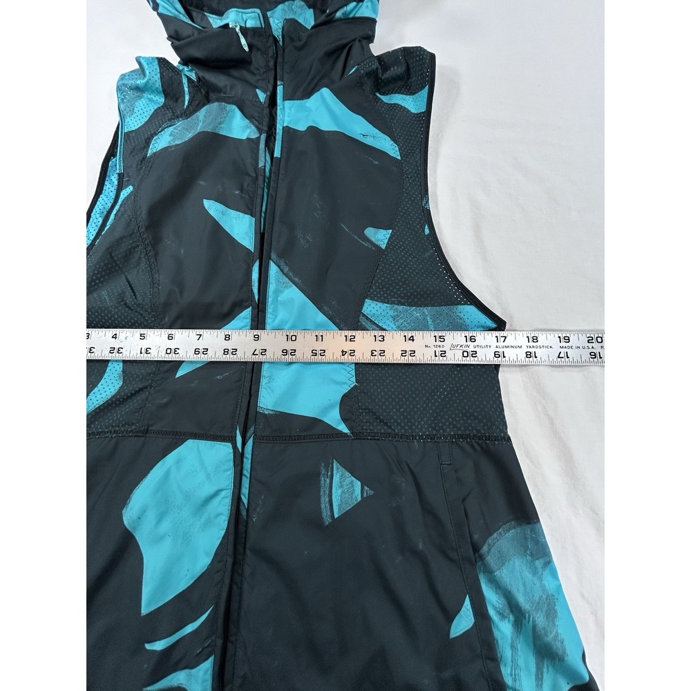 Lululemon Pack-It Vest Womens 6 Blue Full Zip Hooded Running Windbreaker - Picture 5 of 10
